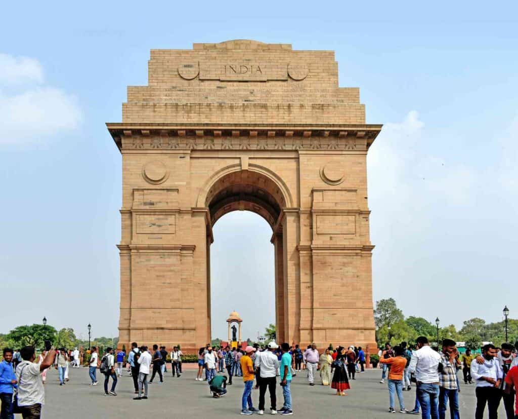 India Gate is one of the best places to visit in Delhi.